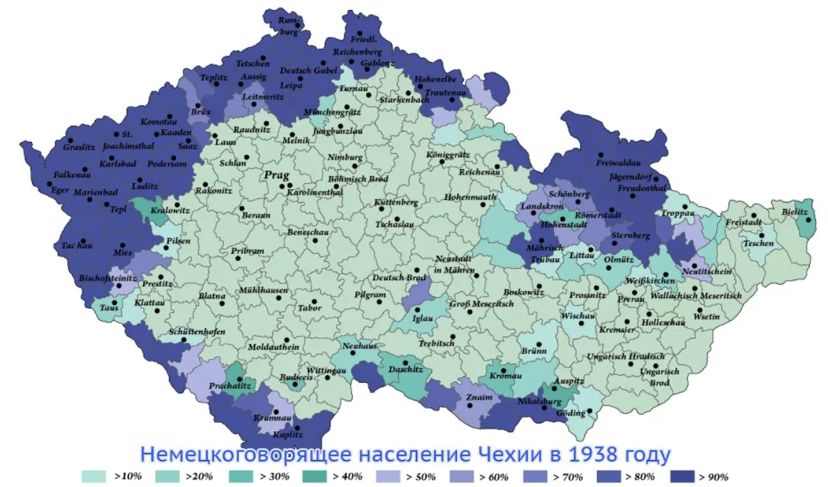 Карта населения Чехии. Карта народов Чехии. Плотность населения Чехии. Численность населения Чехии.