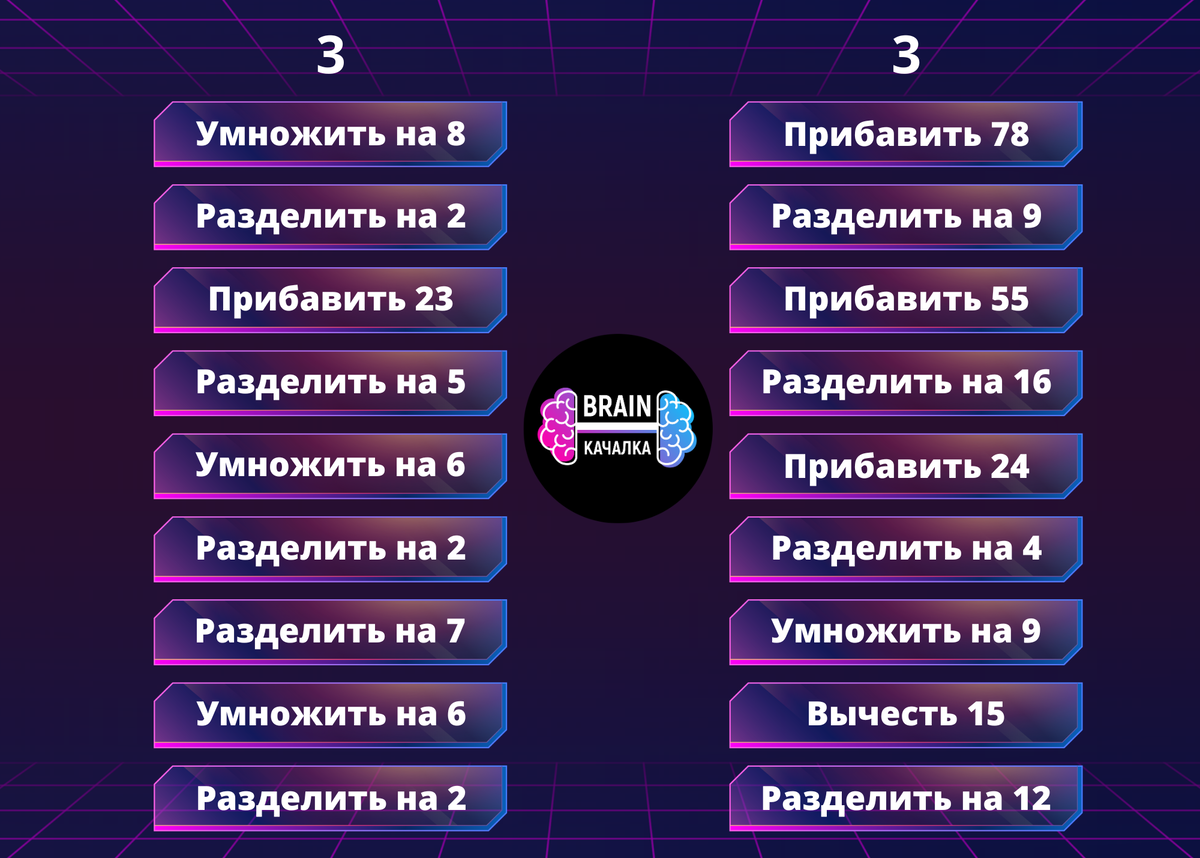 Числовые лестницы