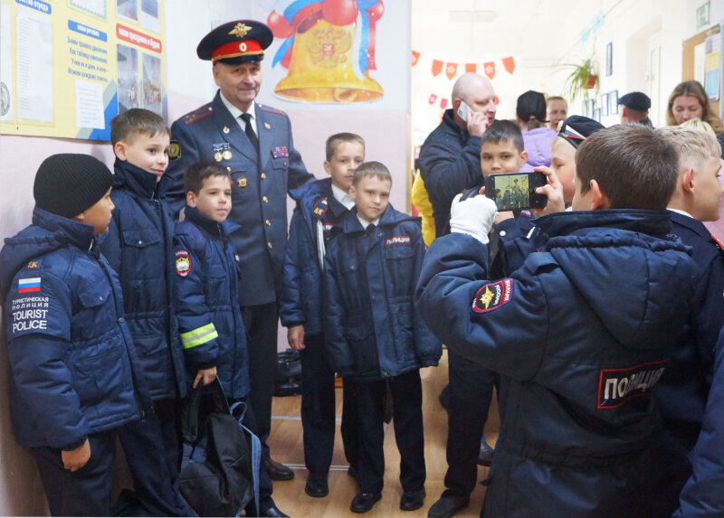На встрече школьников с полицейскими. Фото из открытых источников.