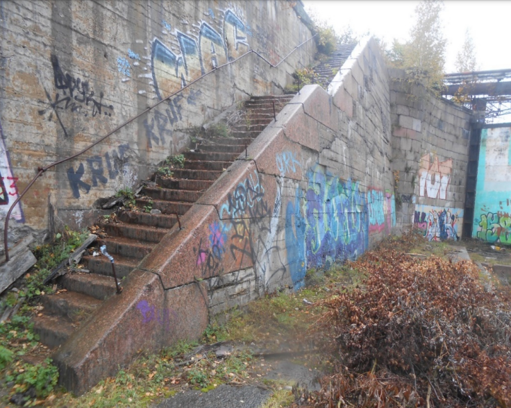 Рисунок 2. Современный вид лестницы петровского дока.