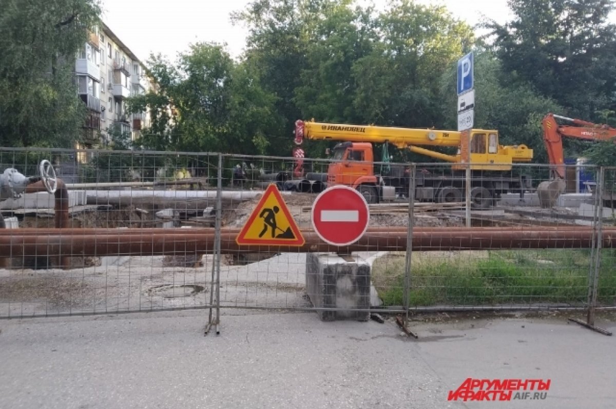    В Барнауле закрыли движение по улице Папанинцев
