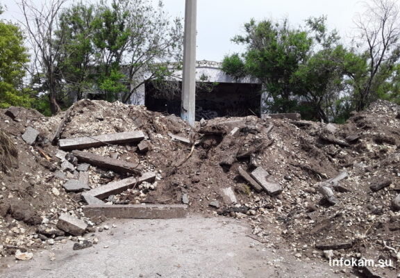    Бывшая танцплощадка в парке Текстильщиков