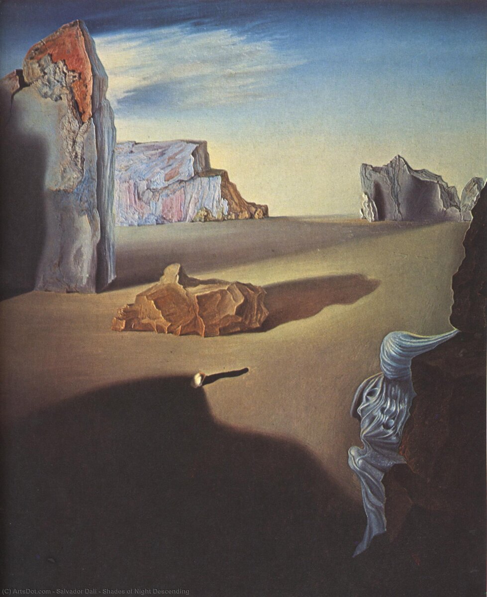 Известный художник дали. Salvador Dali картины. Сюрреализм в живописи Сальвадор дали. Сальвадор дали тени тающей ночи. Kartiny Dali картины Salvador.