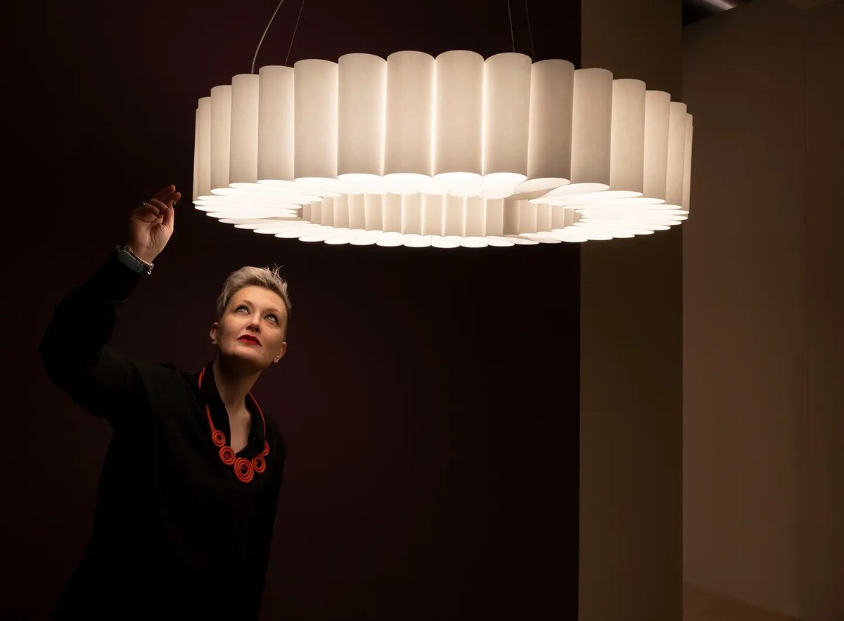 Foscarini, выставка Euroluce, Миланская неделя Дизайна 2023, Милан. Фото Диего Равьера