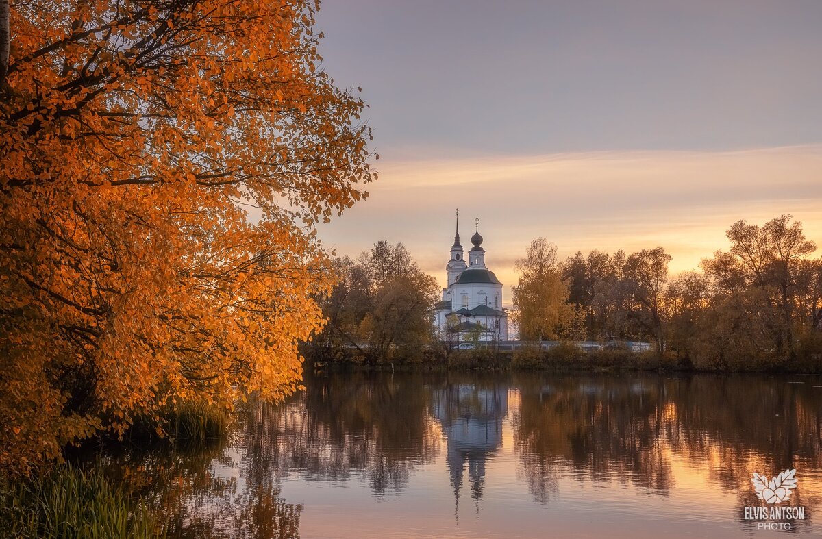 Осень церковь фото