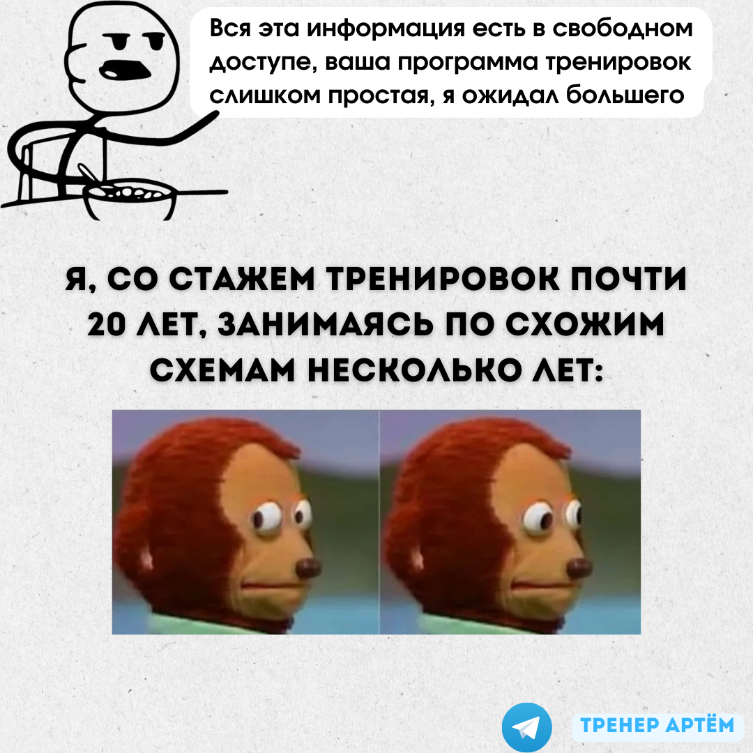 Платить онлайн тренеру за программу тренировок...надо? | Тренер Артём | Дзен