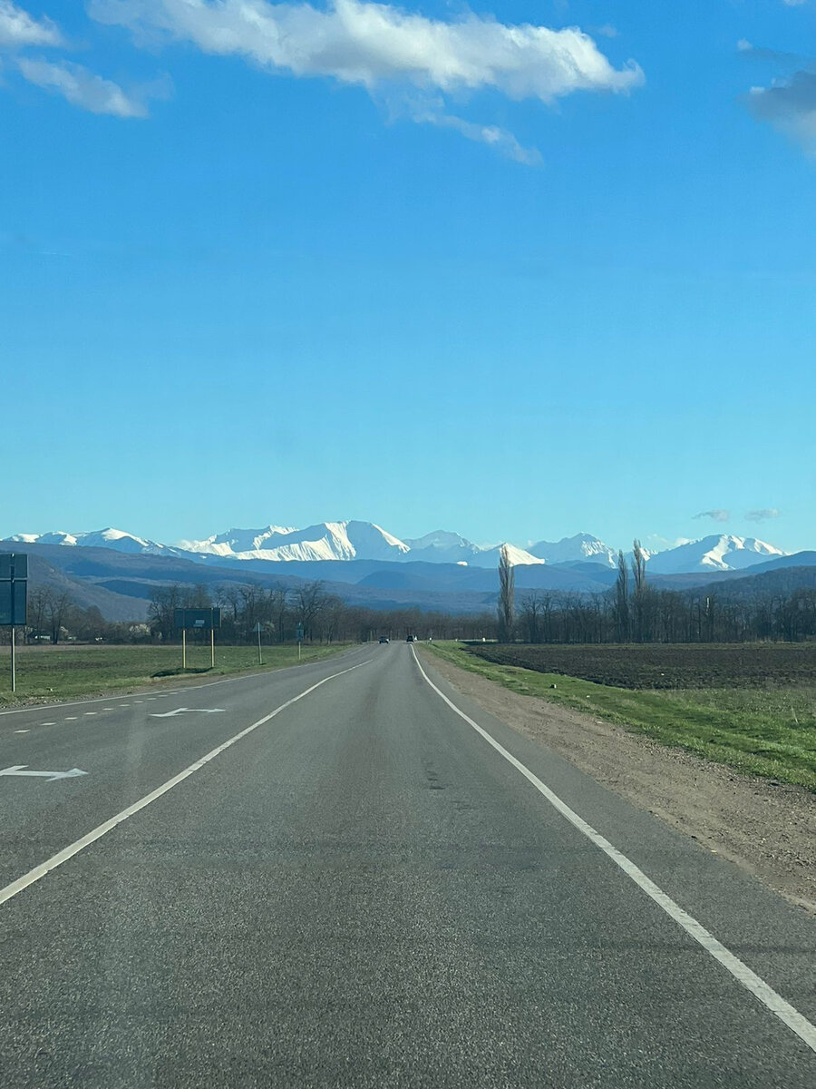 Дорога в Республике Адыгея