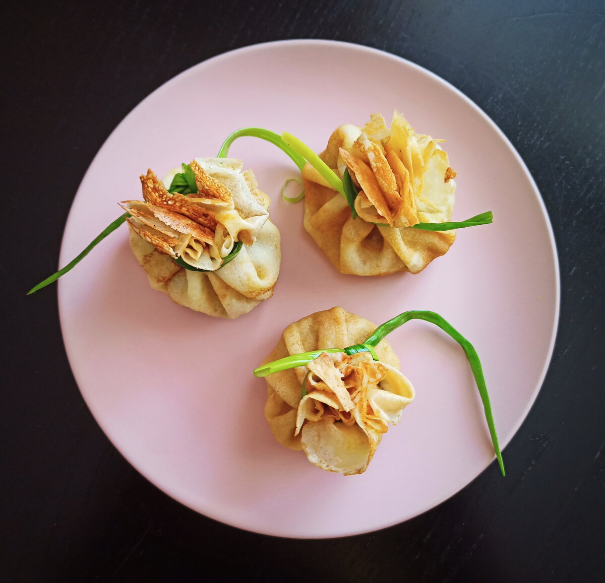 Ну и вид сверху, чтобы рассмотреть блины во всей красе 😉