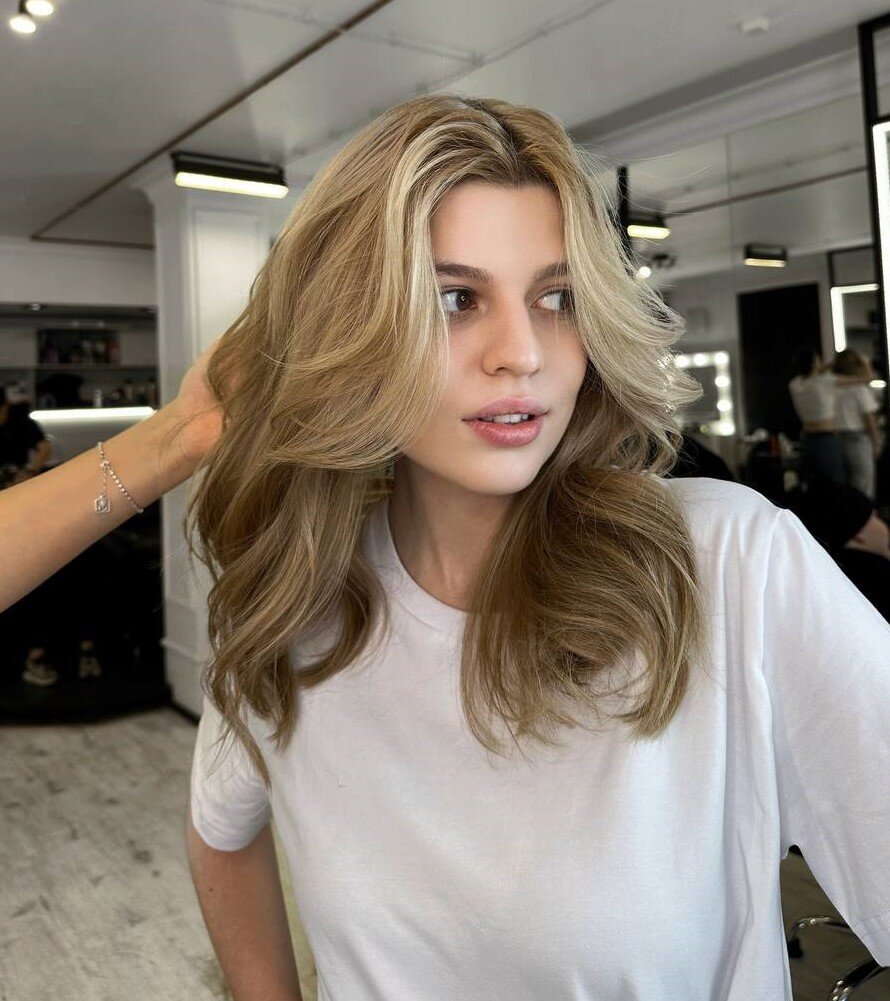 Работа стилиста Kosa Colour Studio.