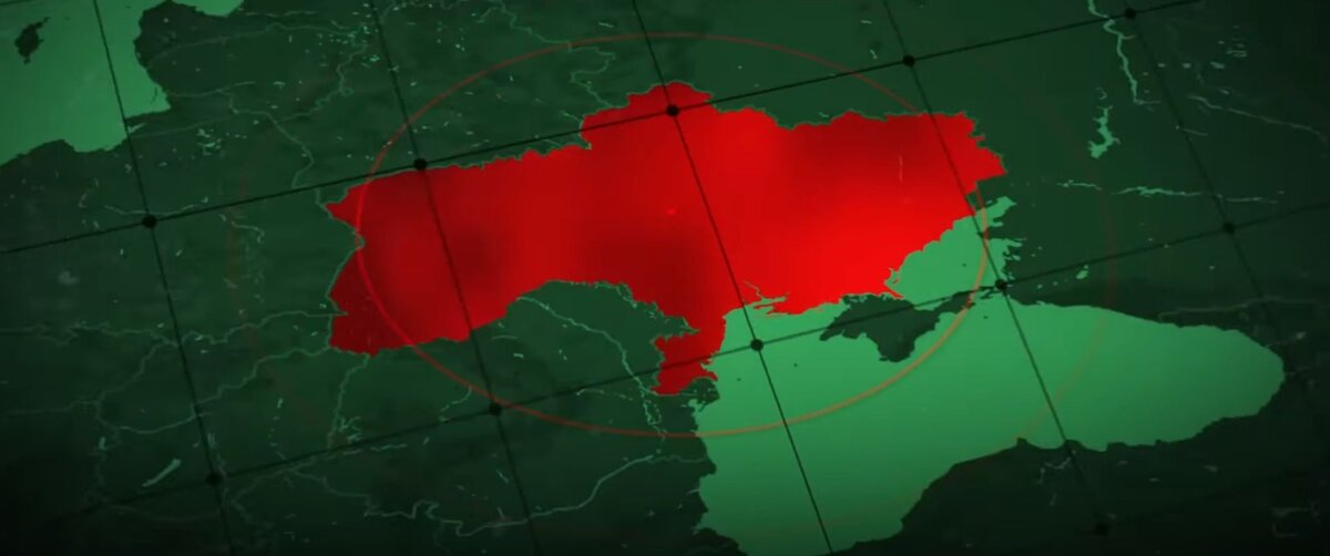    Карта Украины по версии правительства Венгрии. Русский Крым Кадр из видео. Itt az ideje a békének!