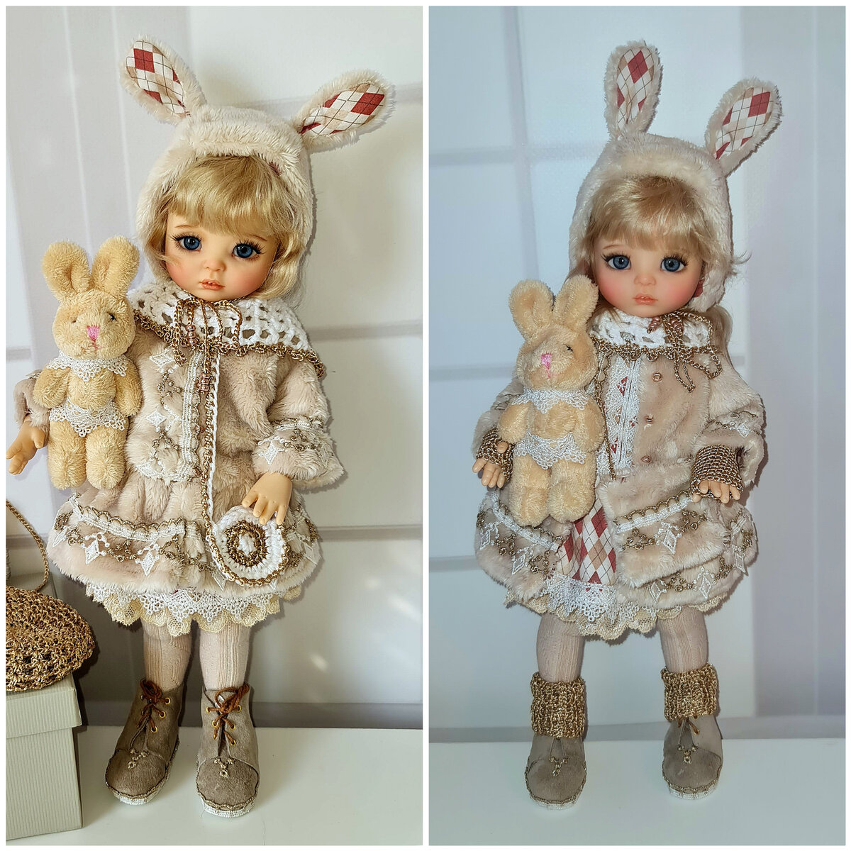 Сравните: наряд без митенок и гетр и с ними. Лучше, когда они есть, согласитесь?