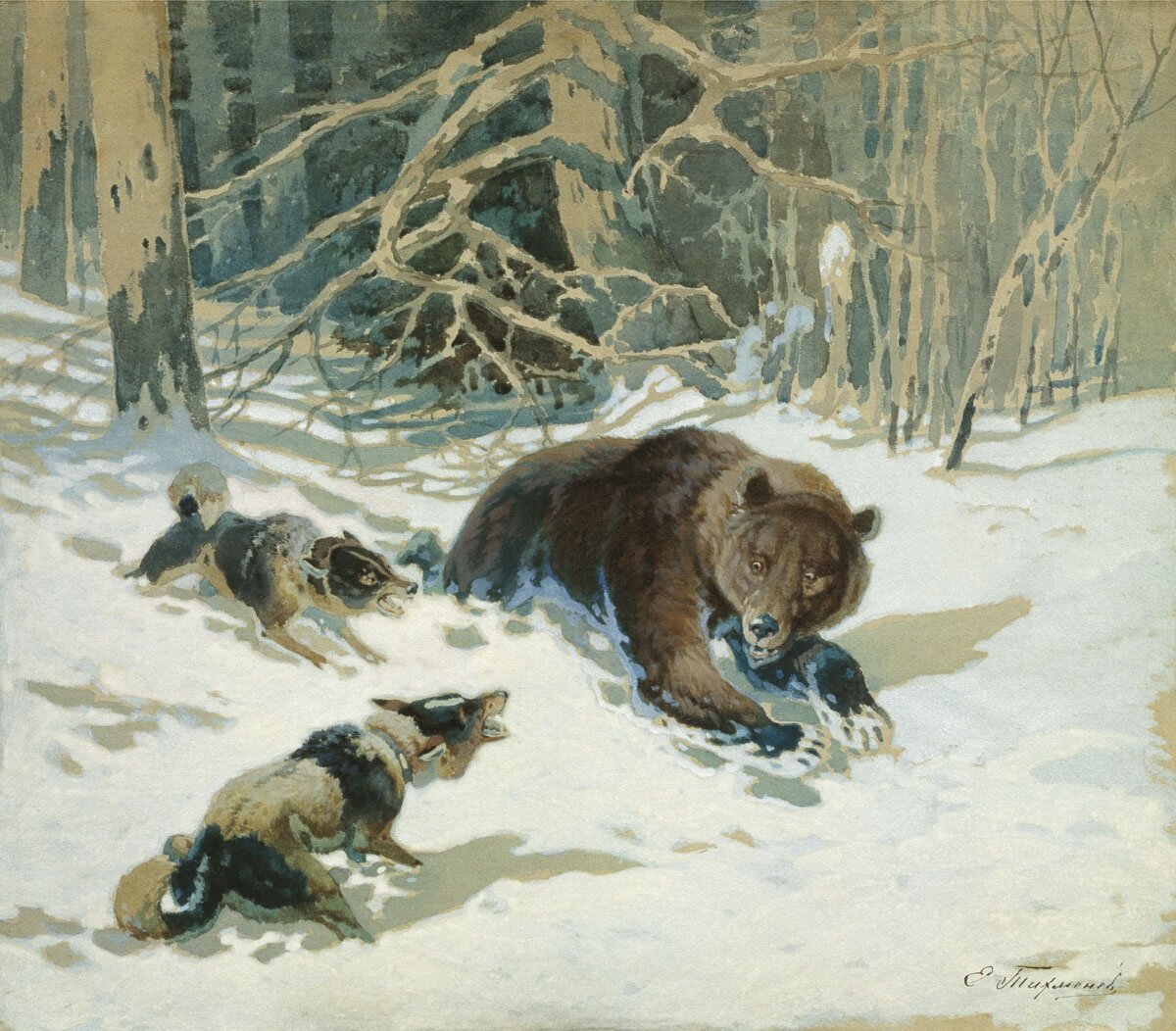 Схватка с медведем