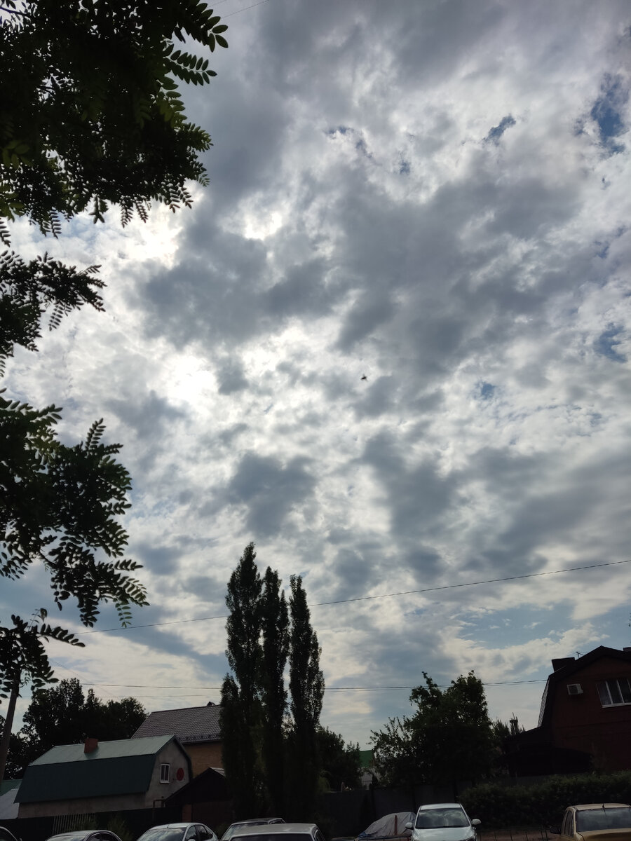 Не смотря на тяжёлые облака, на улице тепло