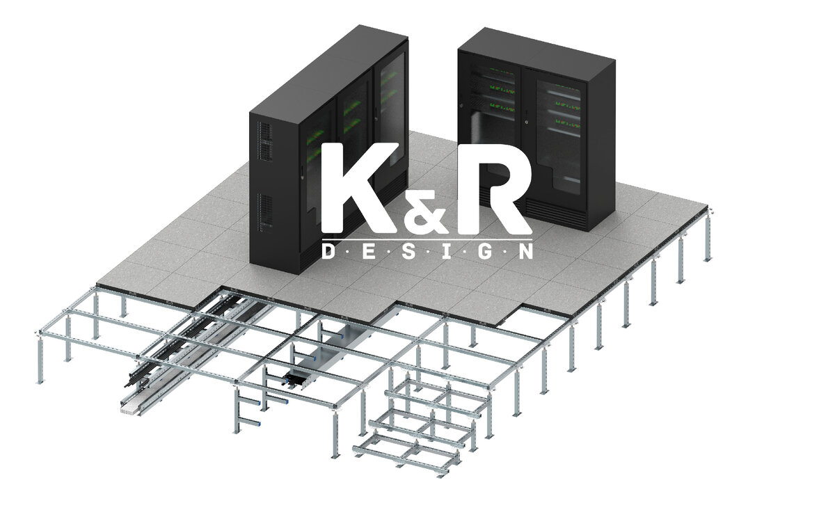 Промышленный фальшпол K&R Design
