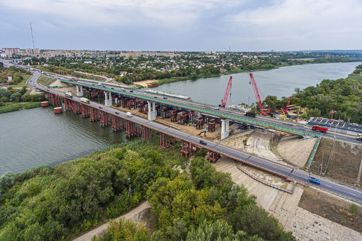 © Правительство Ростовской области / donland.ru / CC BY 4.0 (Строительство моста, 2022 г.)