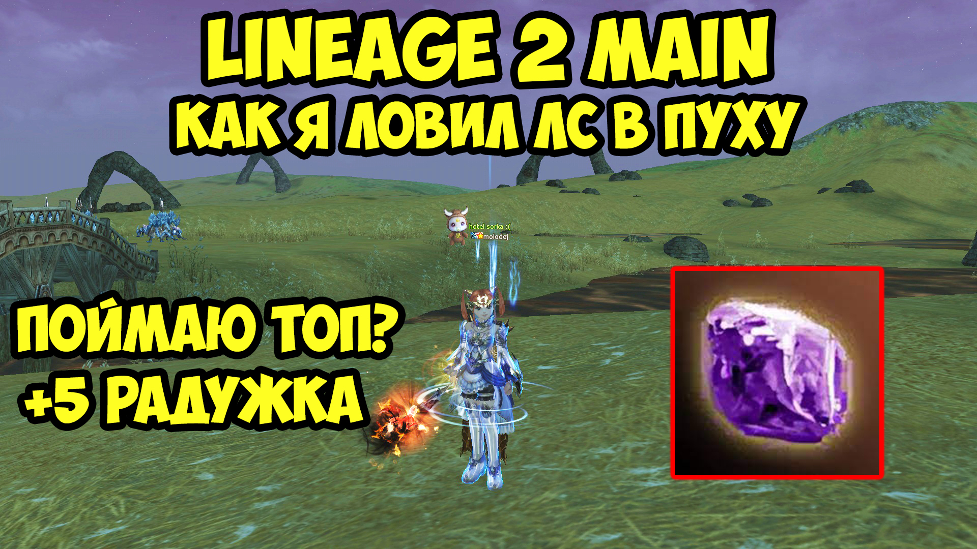 Как я ловил ЛС для +32 пушки в Lineage 2 Main.