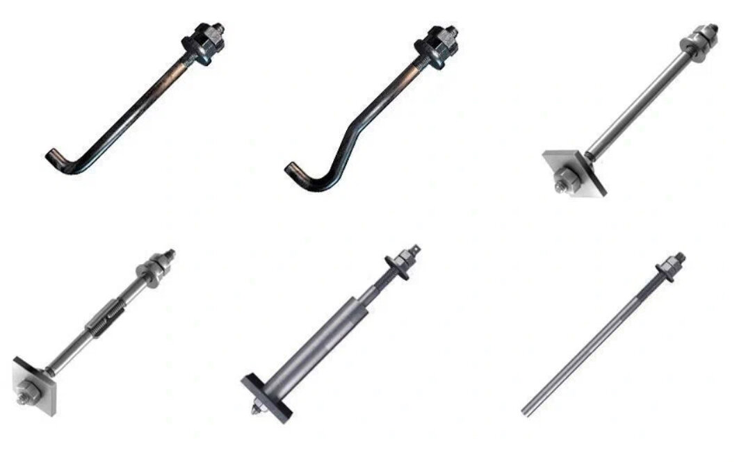 1. 1 м24х800. Болт анкерный 5. 1. Фундаментный анкерный болт.