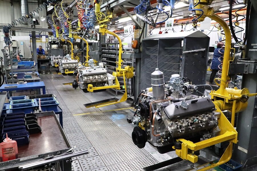 Производство V8 ЗМЗ. Фото пресс-службы предприятия