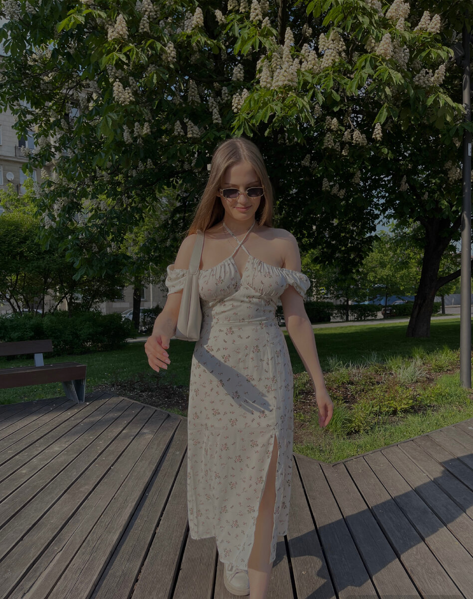 летнее платье на мне🤍
