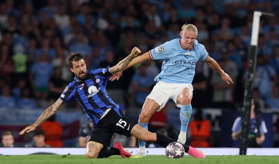    Форвард «МанСити» Эрлинг Холанд сейчас играет в финале ЛЧ, а раньше был звездой на молодежном уровне, забивал даже Гондурасу. Фото: Reuters