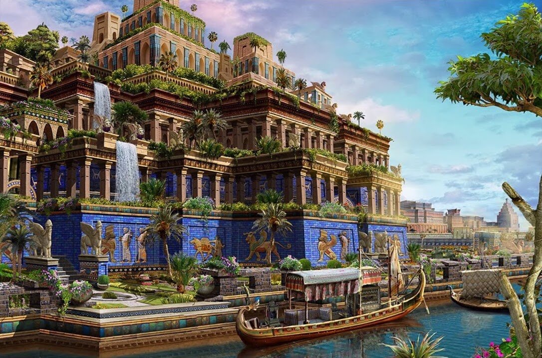 Висячие сады Семирамиды. Картинка из интернета.