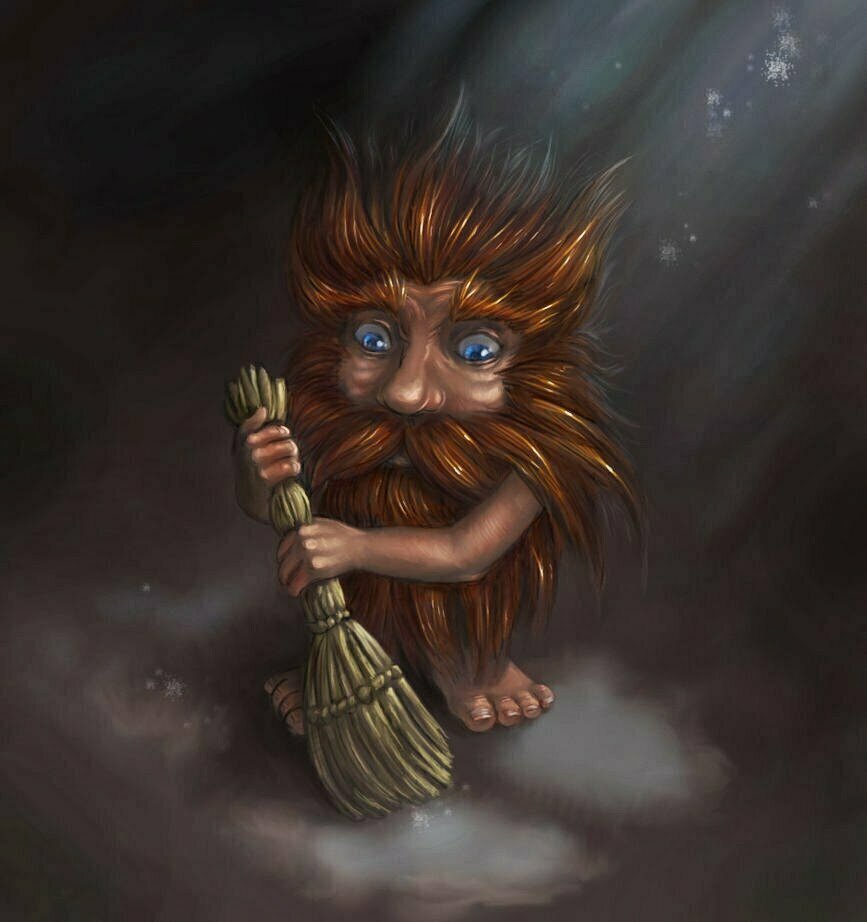 Домовой хлопочет по дому