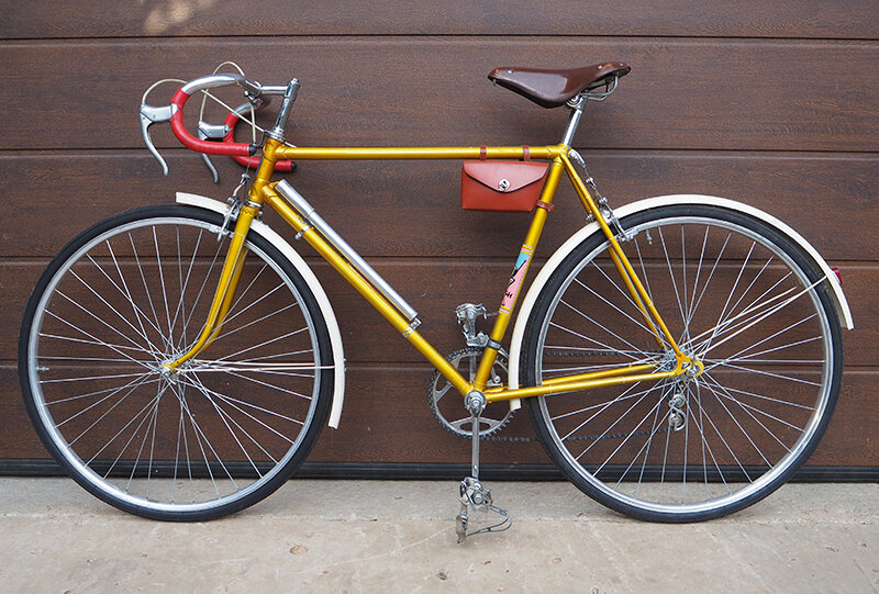 Легко-дорожный велосипед Харьковского Велозавода В-541 "Спорт" 1967 года выпуска из коллекции Веломузея Андрея Мятиева.