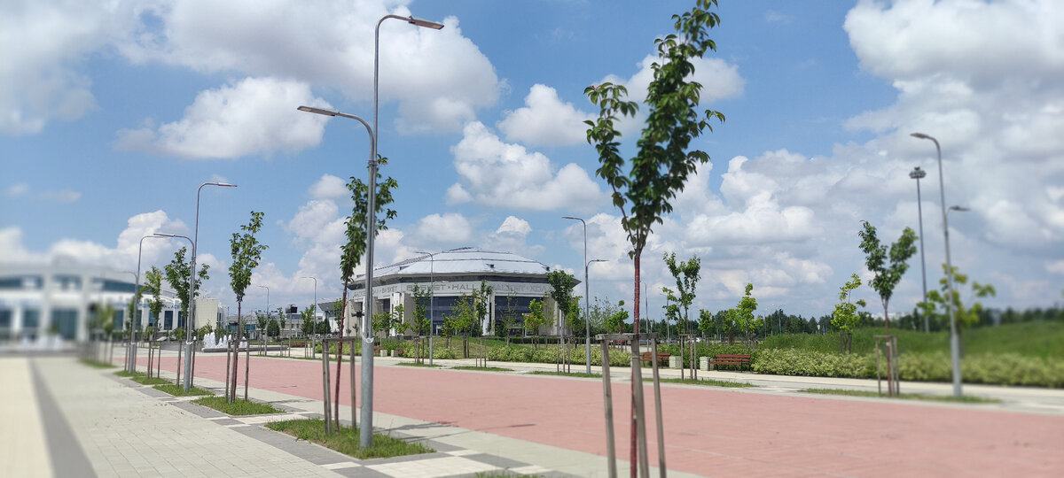 Вид на Баскет холл