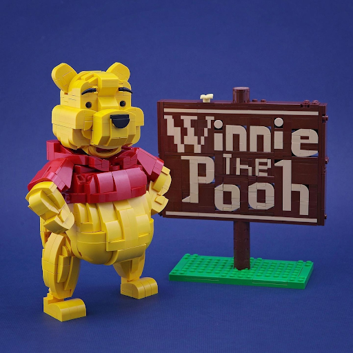 Винни-Пух из кубиков LEGO от lego_ianhou 