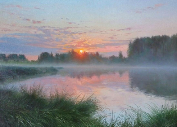 Автор картины -   художник Вячеслав Палачев. Источник изображения : vjatsheslav_palachev 