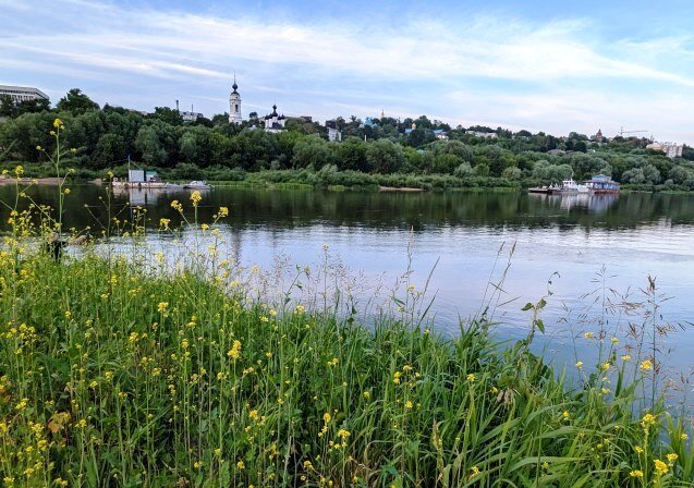 Калуга. Вид с Оки. Фото моё. 