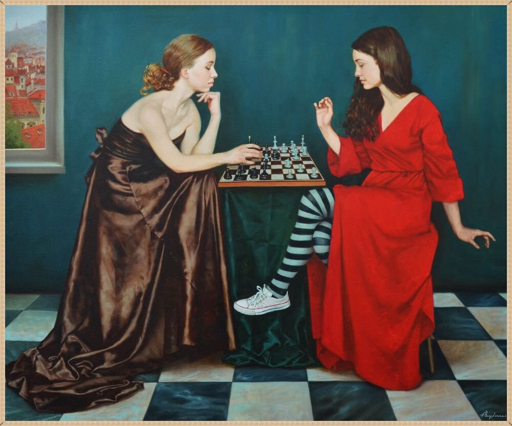 © Александра Недзвецкая. Игра в шахматы