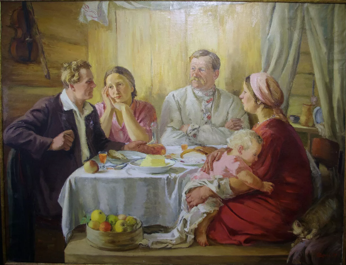 Шурпин Федор Саввич. В родном селе. 1935-1936.