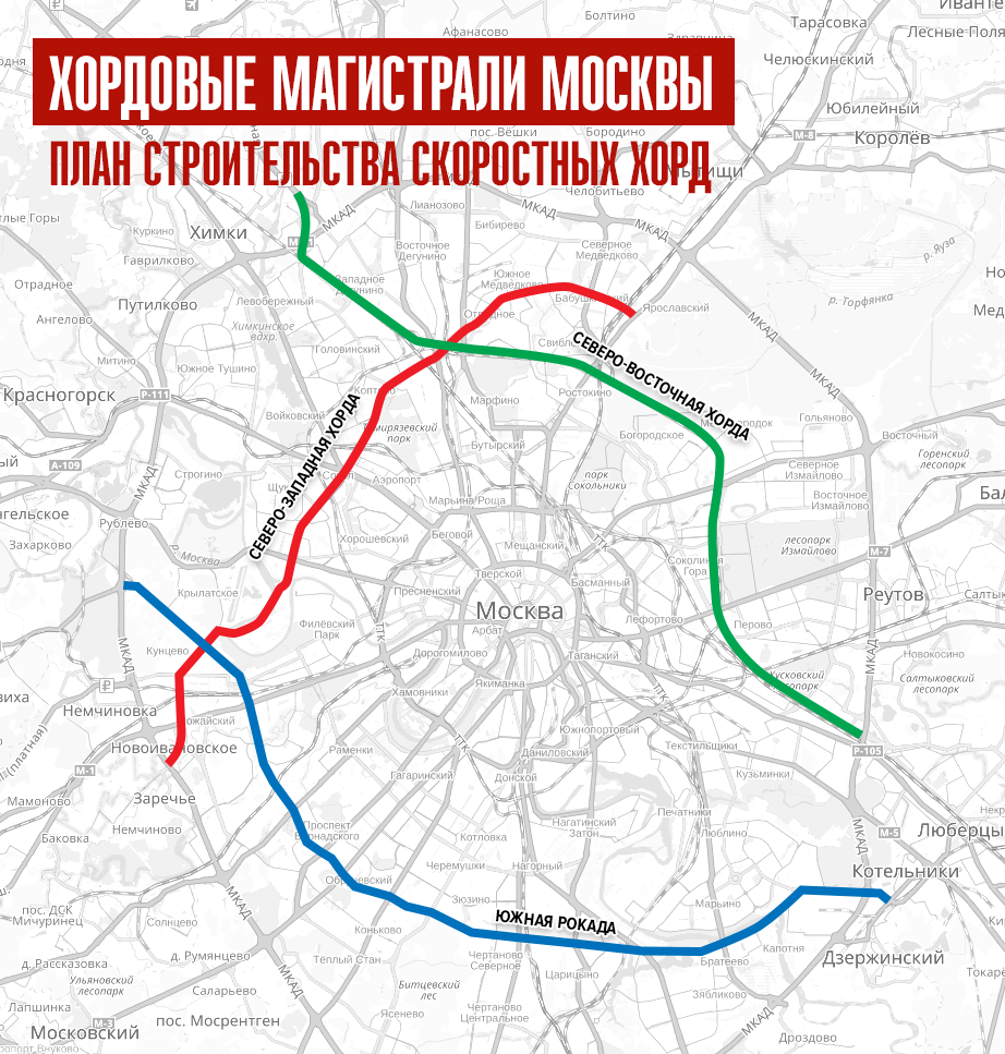 6 кольцевых автодорог в Москве, где они находятся? Проект, который Собянин  украл у Лужкова. | Урбанист 21 Века | Дзен