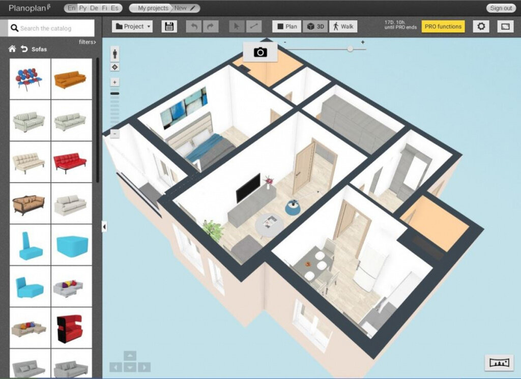Создать дизайн проект квартиры онлайн бесплатно