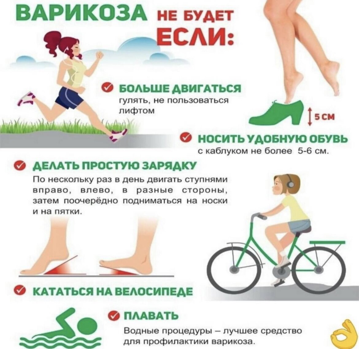 Как можно снять на ноге