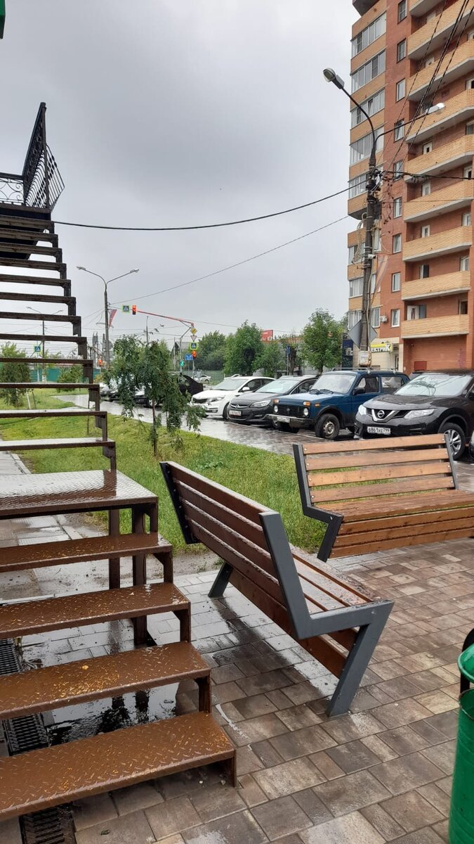 Вчера вечером на фитнес ходила. Фото моё