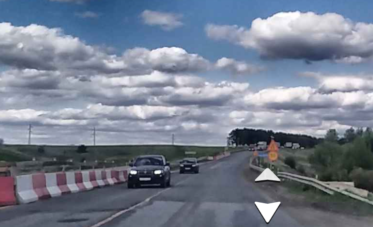 Мост через овраг Татарский. Май 2023. Источник - Яндекс.Зеркала.