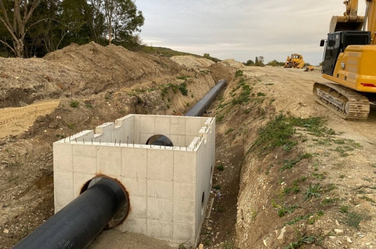    На Кубани достроили участок Троицкого водопровода длиной 11 километров