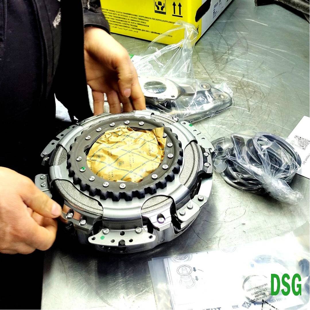 Замена сцепления DSG-7 DQ200