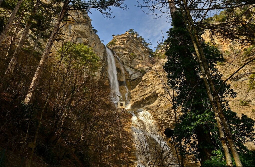 Водопад Учан-Су в Ялте.
