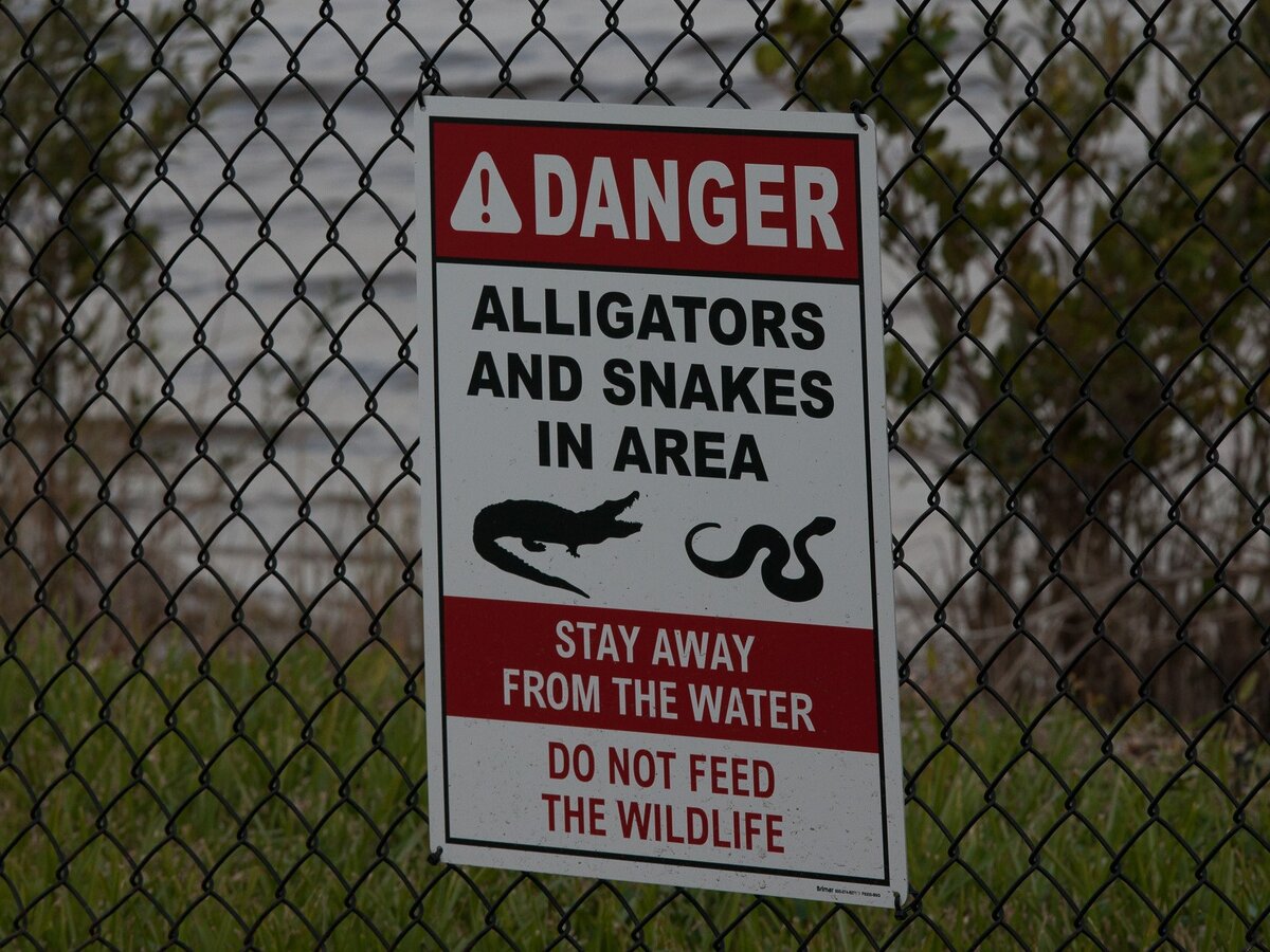 Предупреждение на смотровой площадке, с которой зрители наблюдают запуски ракет