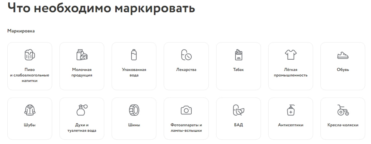 Маркировка сумок с какого года