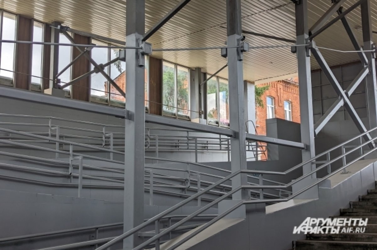    Ремонт второго подземного перехода продолжается в Томске