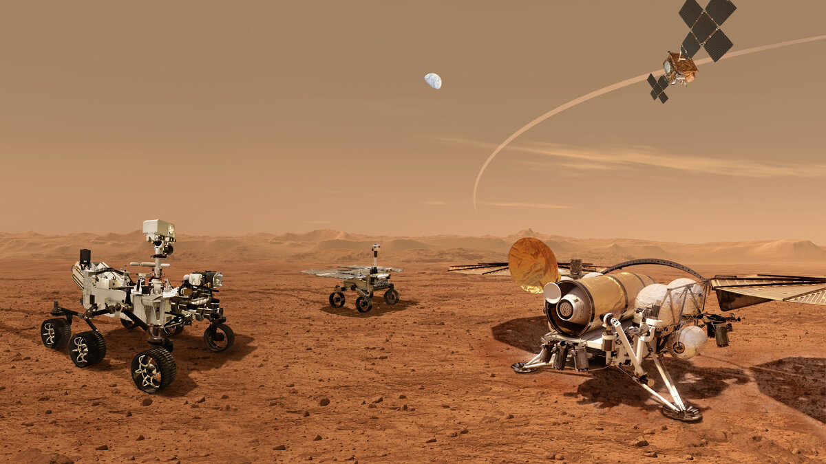 Исследователи Марса | (картинка NASA)