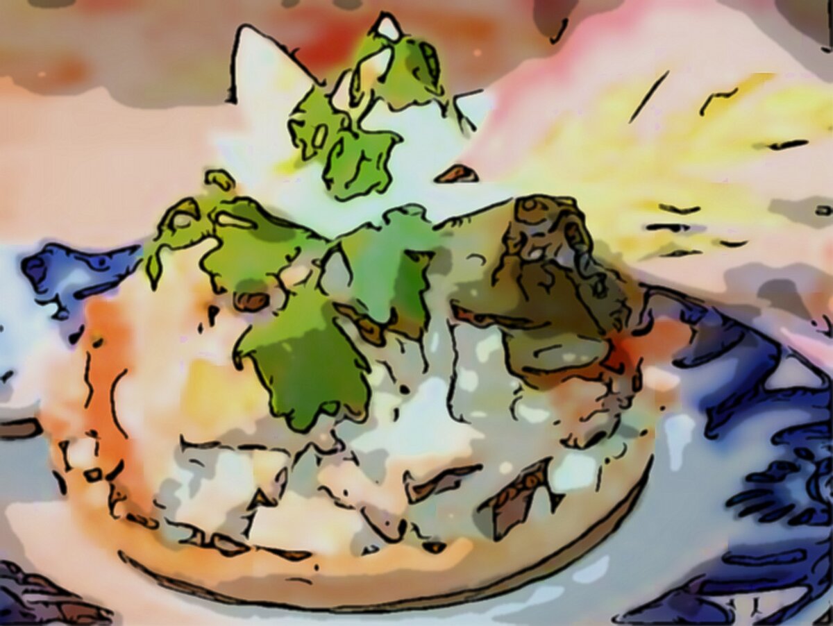 Тарталетки с салатом из куриного мяса