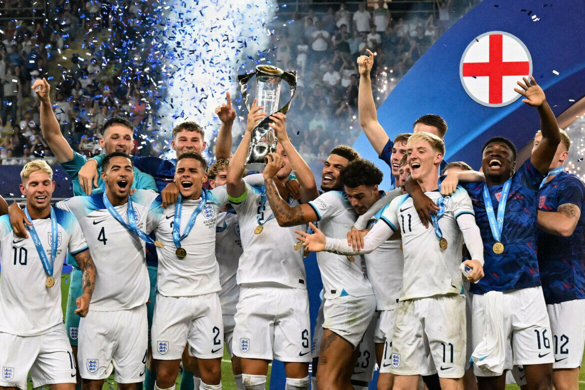 ​Молодежная сборная Англии – чемпион Европы по футболу. Фото: efl.com