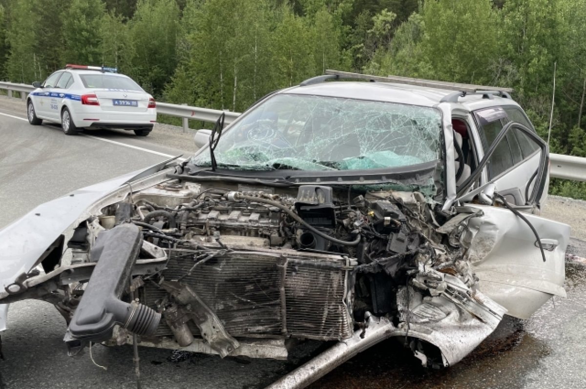    В Свердловской области в ДТП пострадали два ребенка