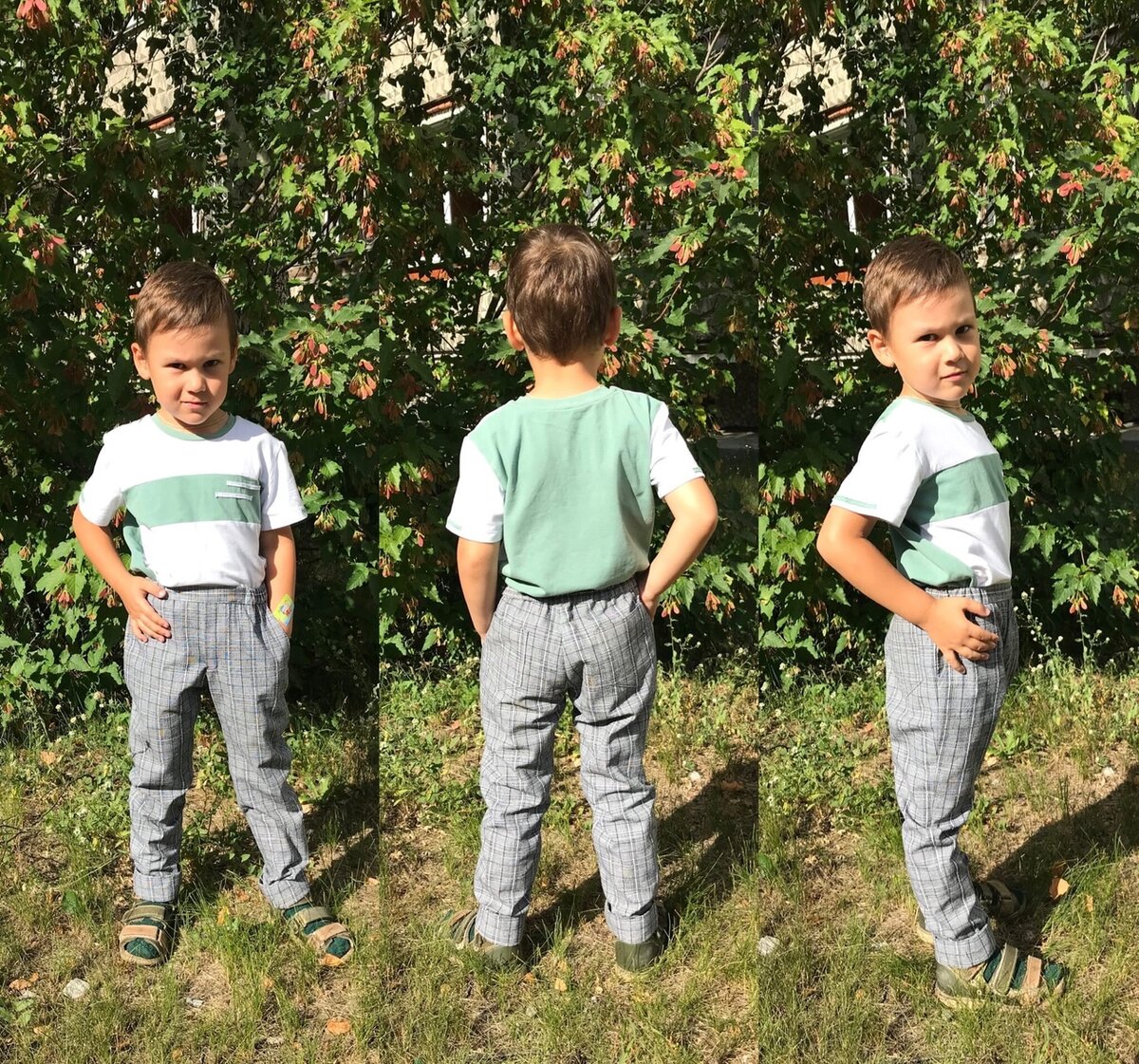 первые брюки по выкройке  Burda 8/2019