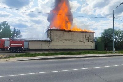    Пожар в Волоколамском округе ©Официальный телеграм-канал Прокуратуры Московской области